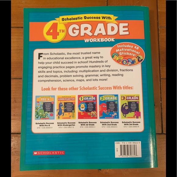 Scholastic Success with 4th Grade Workbook 416 pages Perfect for Homesch… - Picture 2 of 2